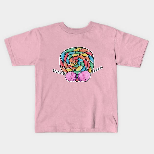 lollypop V.2 Kids T-Shirt by puglove